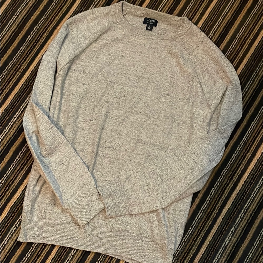 Men's Lightweight Pebbled Gray Sweater